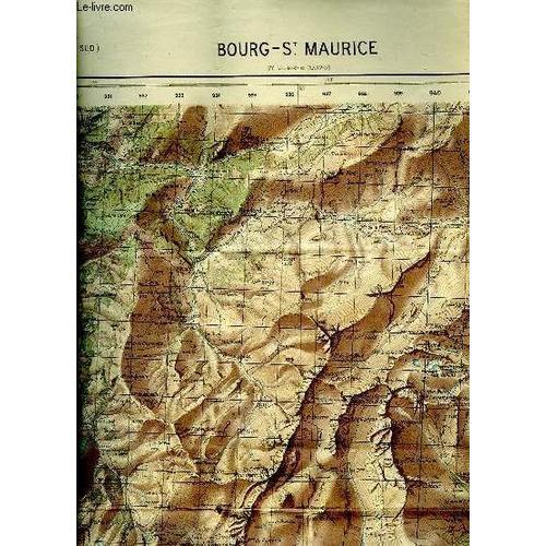 Carte De Bourg St Maurice 1/ 50000. on Productcaster.