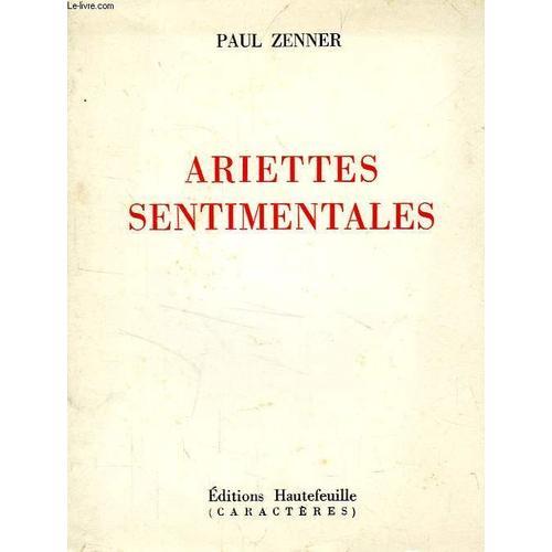 Ariettes Sentimentales on Productcaster.