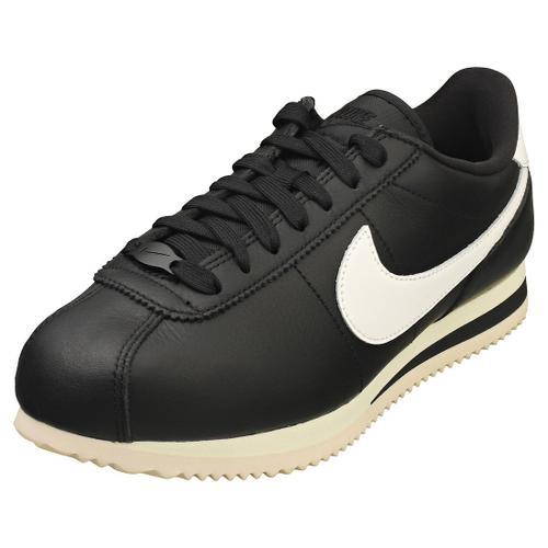 Nike Cortez 23 Premium Femme Baskets Décontracté Noir Blanc on Productcaster.