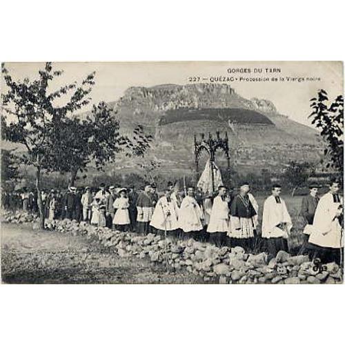 Quezac - Lozère - Procession De La Vierge Noire on Productcaster.