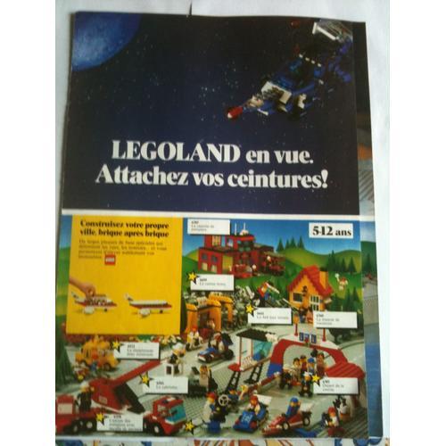 Dépliant Lego Legoland 1987 on Productcaster.