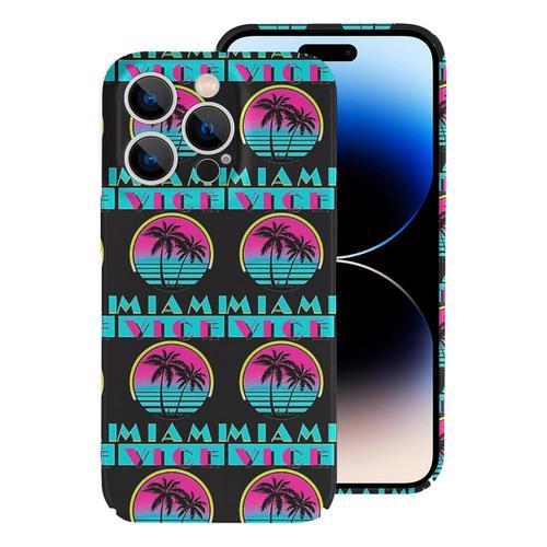 Coque Iphone Samsung Miami Vice Compatibilité Pour Étui 18 17 16 15... on Productcaster.