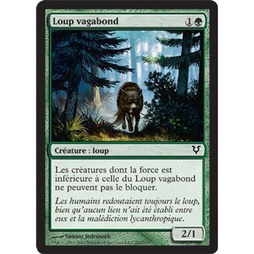 Loup Vagabond ( Wandering Wolf) - Magic Mtg - Avacyn Vf Mint 202 - C on Productcaster.