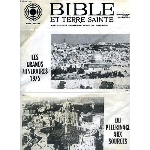 Bible Et Terre Sainte, Supplement Au N° 166, Dec. 1974 on Productcaster.