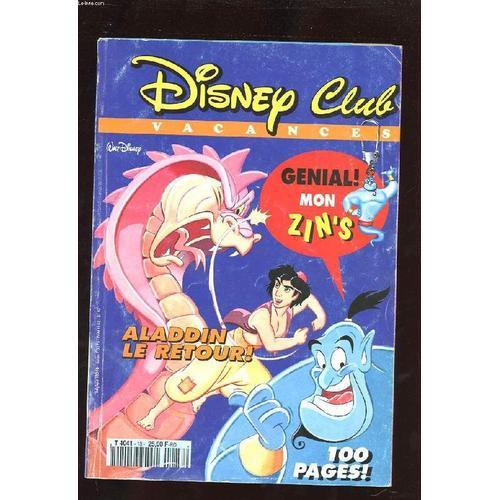 Disney Club Vacances. N°18. Aladdin Le Retour. Les Trois Epreuves D... on Productcaster.