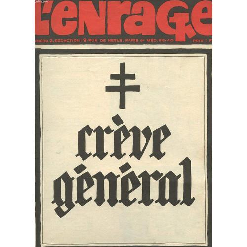 L'enrage N°2. Creve General. Assassin. 600 Dossiers De Disparus. on Productcaster.