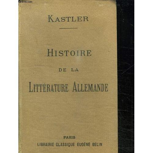 Deutche Litteratur. Precis De L Histoire De La Litterature. 14 Em E... on Productcaster.