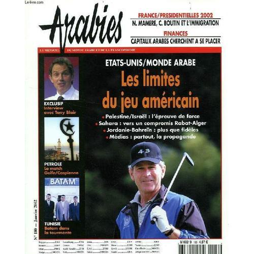 Arabies, N° 180, Jan. 2002, Le Mensuel Du Monde Arabe Et De La Fran... on Productcaster.