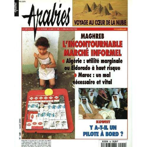 Arabies, N° 160, Avril 2000, Le Mensuel Du Monde Arabe Et De La Fra... on Productcaster.