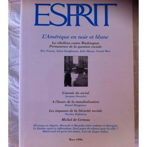 Esprit 3 Mars 1996 L Amérique En Noir Et Blanc on Productcaster.