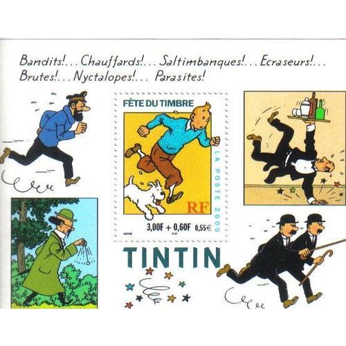 Timbre Tintin Par Herge Fête Du Timbre France 2000 on Productcaster.