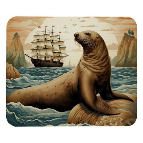 Tapis de souris élégant, motif lion de mer 74 on Productcaster.