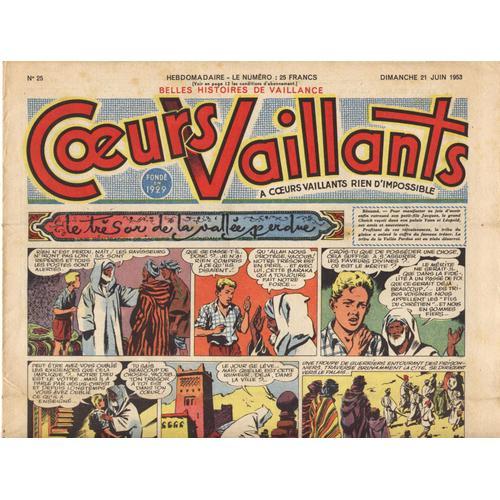 Coeurs Vaillants N° 25 Du 21/06/1953 on Productcaster.