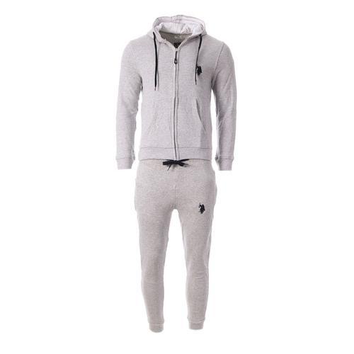 Ensemble Gris/Noir Homme Us Polo Assn Joggingntop on Productcaster.