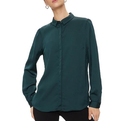 Chemise Verte Femme Vila Viellette on Productcaster.