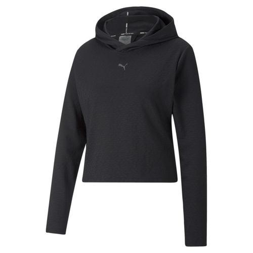 Sweat À Capuche Noir Femme Puma Reg Length on Productcaster.