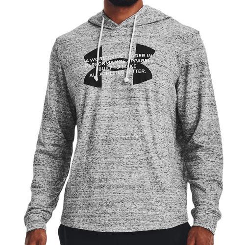 Sweat À Capuche Gris Homme Under Armour Rival Terry on Productcaster.