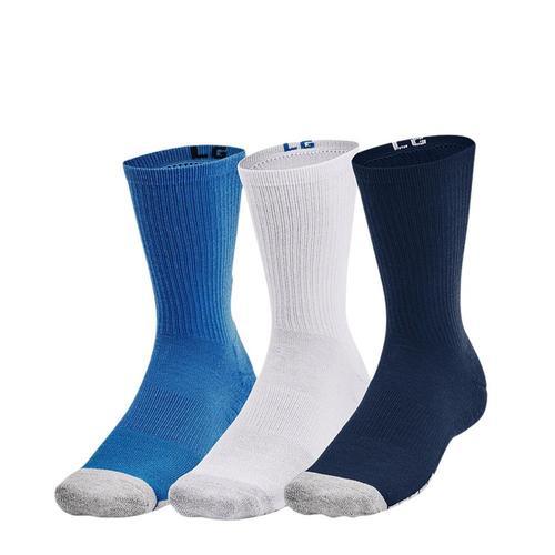 X3 Paires De Chaussettes Blanches/Marine Homme Under Armour Heatgear on Productcaster.