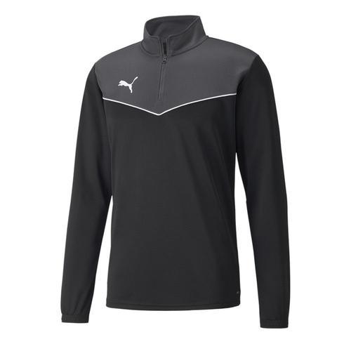 Sweat 1/4 De Zip Noir/Gris Homme Puma Indrise on Productcaster.