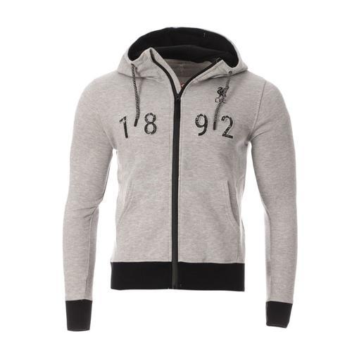 Sweat Zippée Gris Homme Liverpool Roliv on Productcaster.