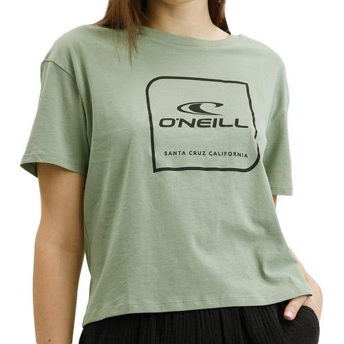 T-Shirt Vert/Noir Femme O'neill Cube on Productcaster.