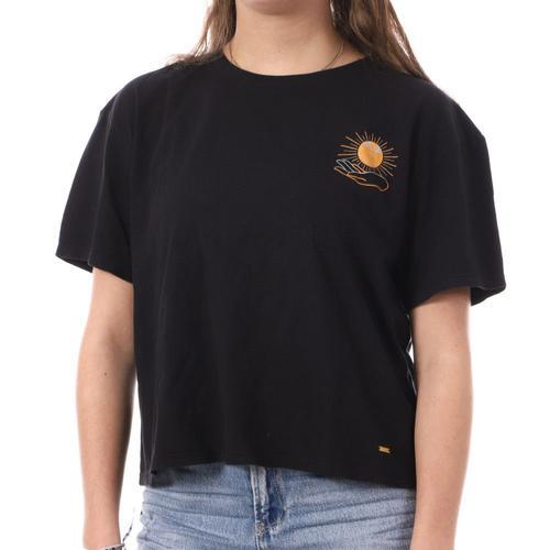 T-Shirt Noir/Orange Femme O'neill Graphic Tee on Productcaster.