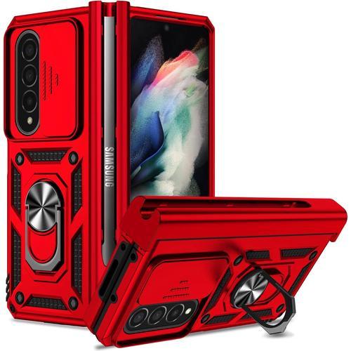 Coque Compatible Avec Samsung Galaxy Z Fold 4 5g, Etui Avec Cache C... on Productcaster.