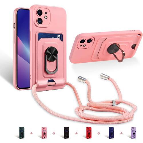 Coque Compatible Avec Iphone 11 (6.1""),Corde Reglable Lanyard,Prot... on Productcaster.