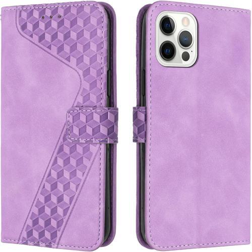 Coque Iphone 12, Antichoc Tpu Housse Iphone 12 Cuir Premium Flip Ca... on Productcaster.