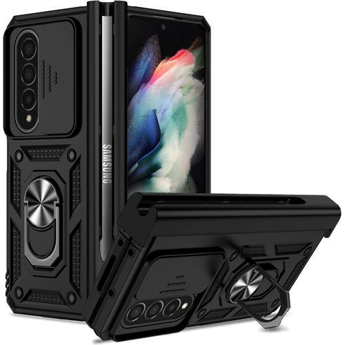 Coque Compatible Avec Samsung Galaxy Z Fold 4 5g, Etui Avec Cache C... on Productcaster.