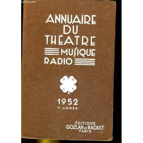 Annuaire Du Théatre Radio on Productcaster.