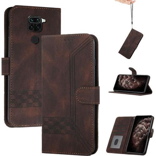 Coque Pour Redmi Note 9/Redmi 10x 4g,Portefeuille Etui Housse En Cu... on Productcaster.