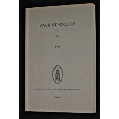 Ancient Society 26 - 1995 - on Productcaster.