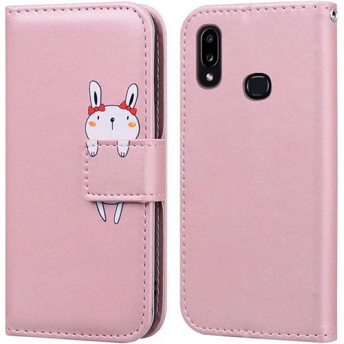 Coque Pour Samsung Galaxy A10s, Mignon Cartoon Animal Lapin Etui Po... on Productcaster.