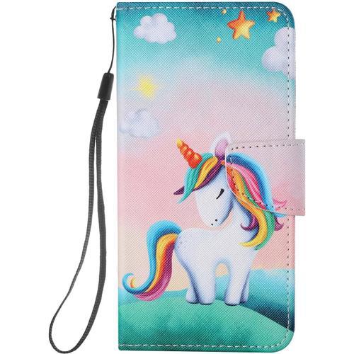 Coque Antichoc Cuir Pour Samsung Galaxy A22 5g Etui A Rabat Motif D... on Productcaster.