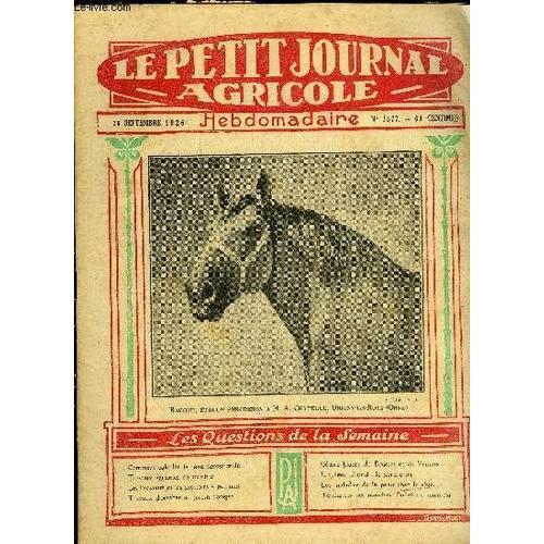 Le Petit Journal Agricole N° 1577 - Comment Calculer La Taxe Succes... on Productcaster.