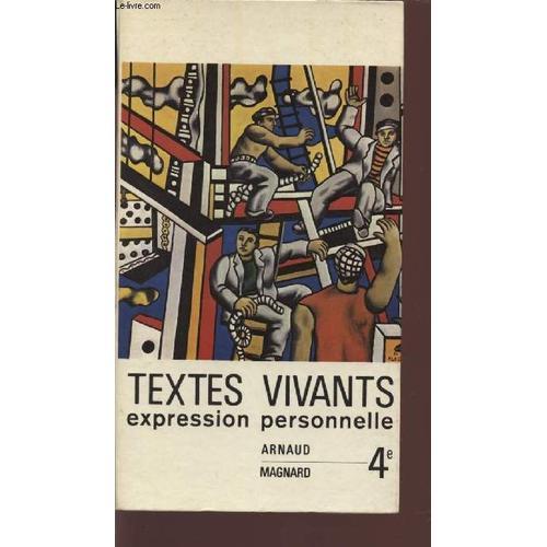 Textes Vivants - Expression Personnelle / Classe De 6è / Vers La Ci... on Productcaster.