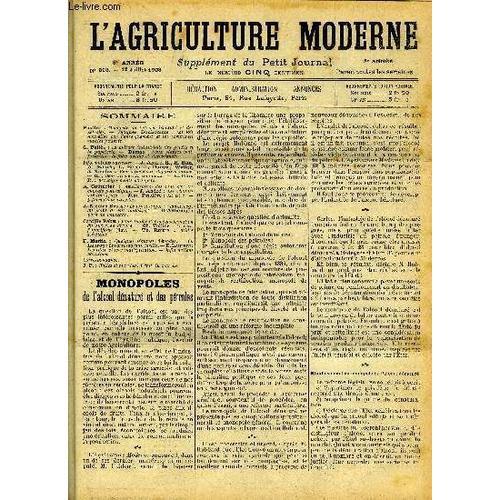 L'agriculture Moderne N° 393 - Pauller : Monopole De Valcool Dénatu... on Productcaster.