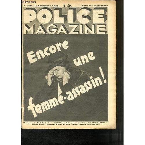 Police Magazine N°206 : Encore Une Femme-Assassin ! - L'escroquerie... on Productcaster.