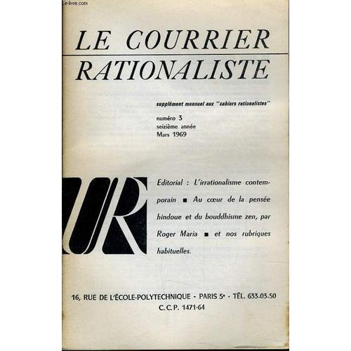 Le Courrier Rationaliste N°3 (Supplément Mensuel Aux Cahiers Ration... on Productcaster.