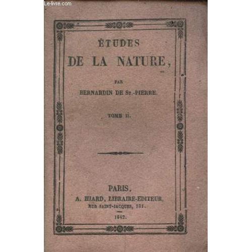 Etudes De La Nature Tome Ii on Productcaster.