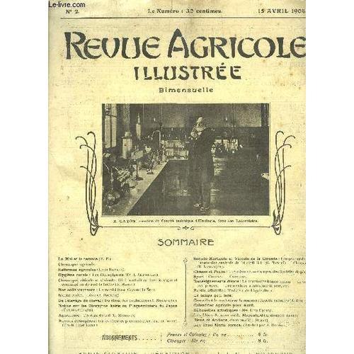 Revue Agricole Illustree N°2 -Le Mal Et Le Remède (F. P.)Chronique... on Productcaster.