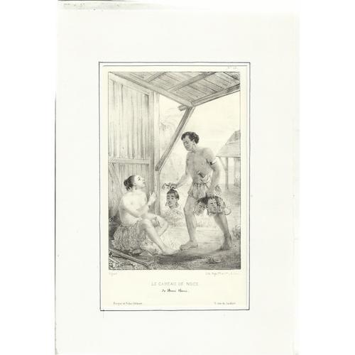 Lithographie Xixème(1842). Le Cadeau De Noce De Boni Boni on Productcaster.