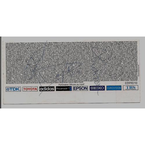 Autographe Championnat Du Monde Athletisme Paris 2003 on Productcaster.