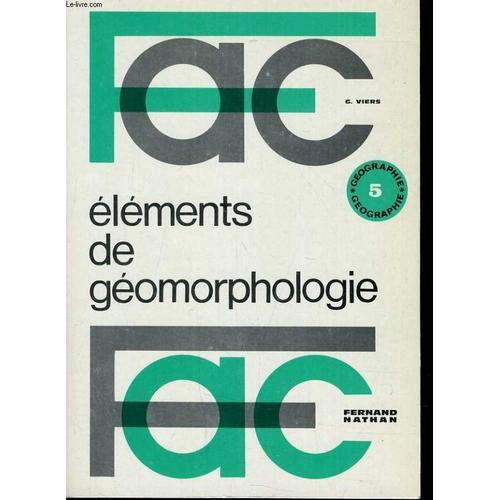 Elements De Geomorphologie - Fac on Productcaster.