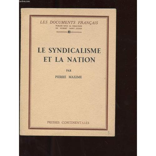 Le Syndicalisme Et La Nation. on Productcaster.