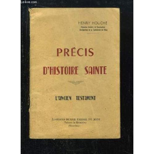 Précis D'histoire Sainte. L'ancien Testament. on Productcaster.