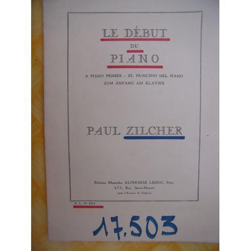 Le Début Du Piano De Paul Zilcher on Productcaster.