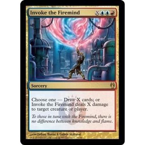 Invoke The Firemind (Invocation Du Cérébropyre) - Magic Mtg - Izzet... on Productcaster.