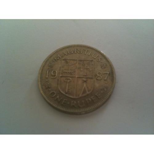 Pièce De 1 Rupee Mauritius 1987 on Productcaster.